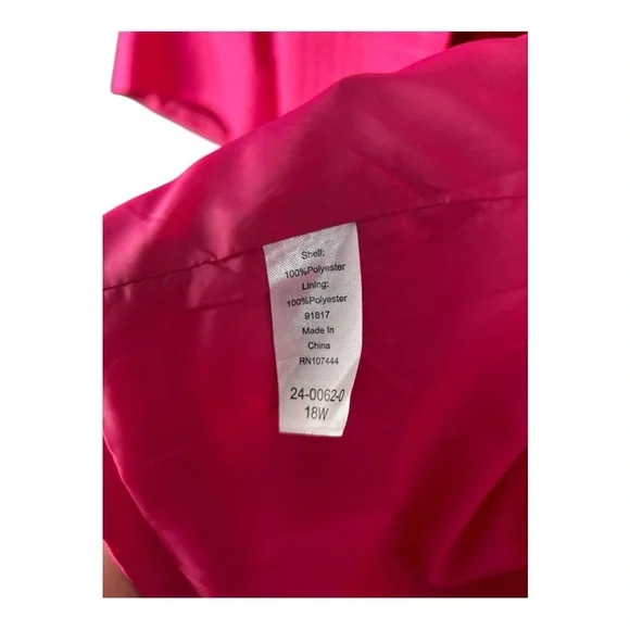 Jessica London Fuchsia Textured Jacket - Picture 4 of 6